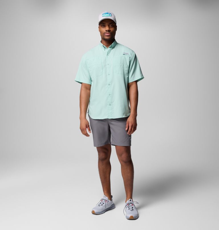 Men’s PFG Tamiami II Short Sleeve Shirt - Tall, Color: Misty Jade, image 7
