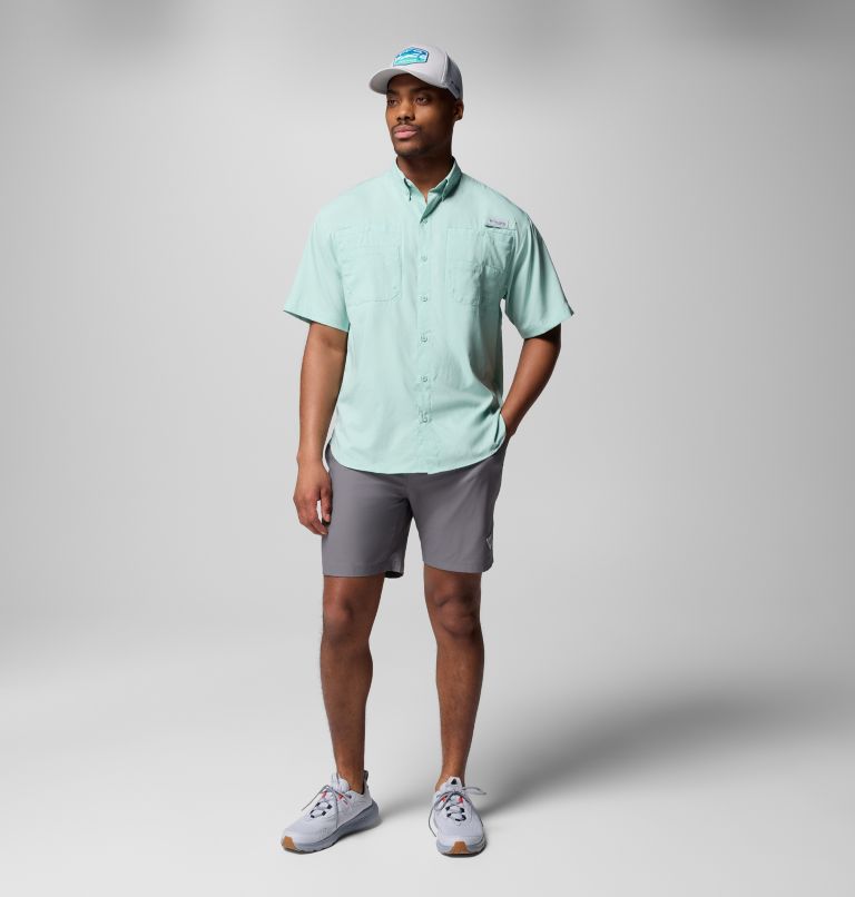 Men’s PFG Tamiami II Short Sleeve Shirt - Tall, Color: Misty Jade, image 8