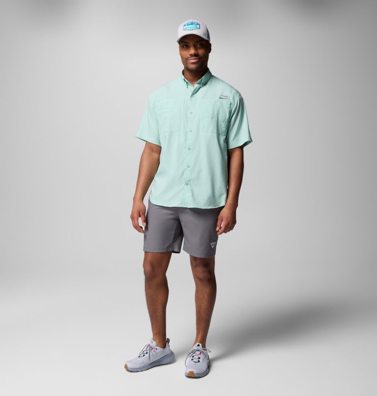 Men’s PFG Tamiami II Short Sleeve Shirt - Tall, Color: Misty Jade, image 9