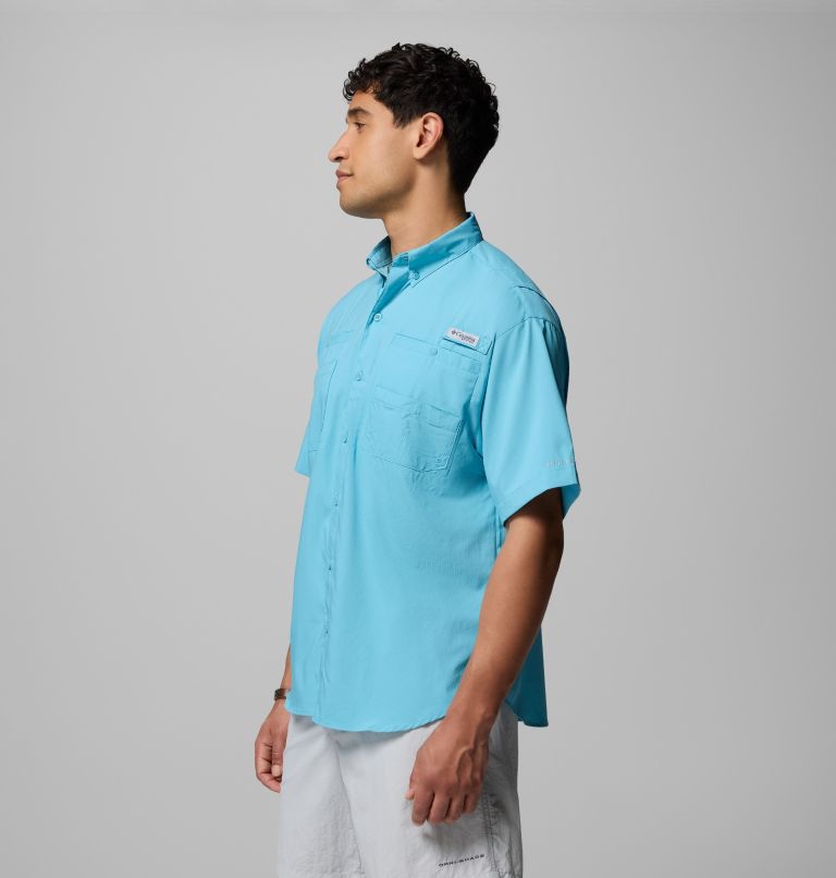 Men’s PFG Tamiami II Short Sleeve Shirt - Tall, Color: Vintage Blue, image 4