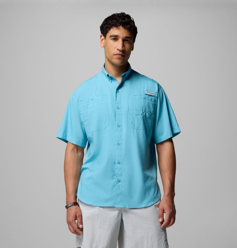 Men’s PFG Tamiami II Short Sleeve Shirt - Tall, Color: Vintage Blue, image 1