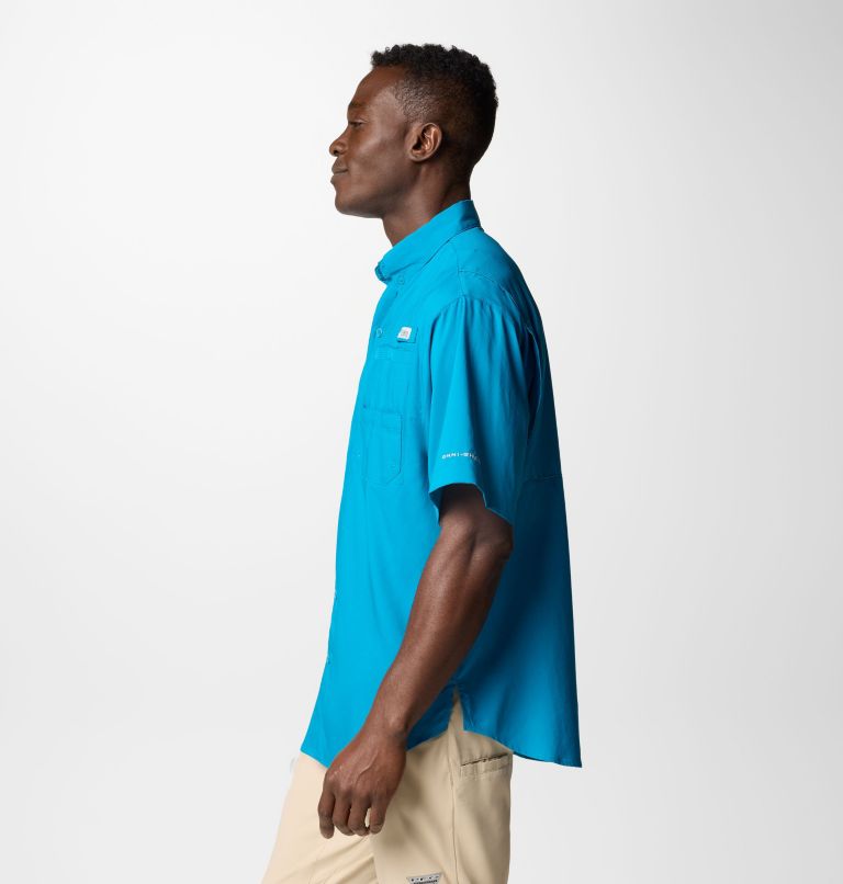 Men’s PFG Tamiami II Short Sleeve Shirt - Tall, Color: Blue Echo, image 4