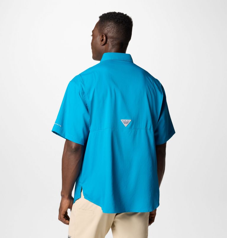Men’s PFG Tamiami II Short Sleeve Shirt - Tall, Color: Blue Echo, image 3