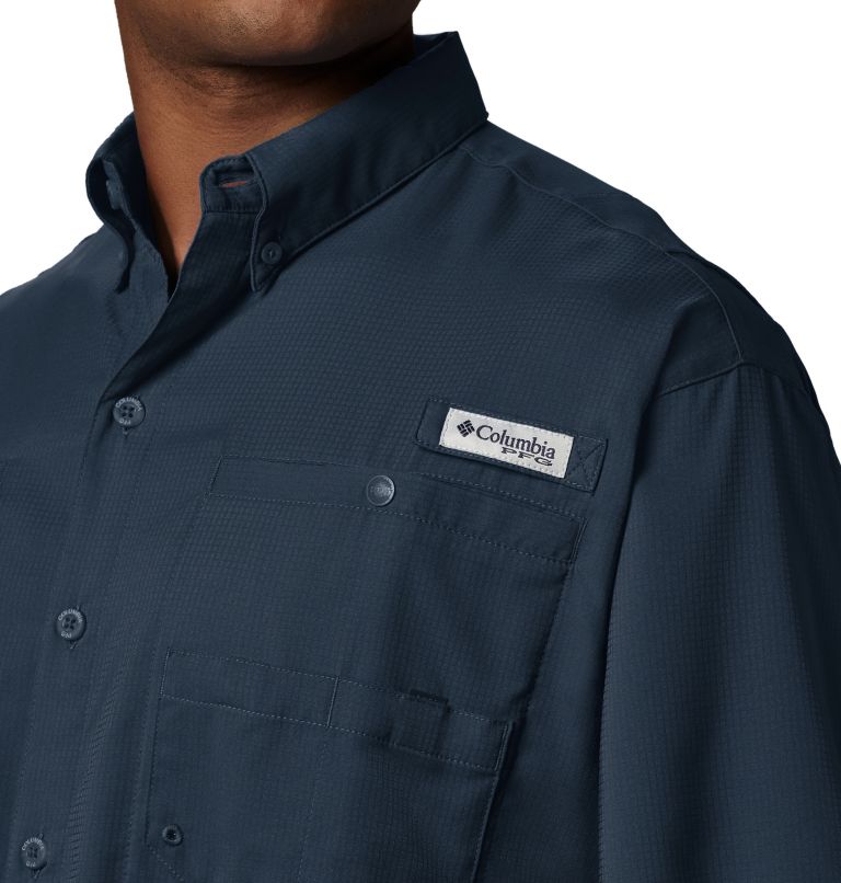 Men’s PFG Tamiami II Short Sleeve Shirt - Tall, Color: Collegiate Navy, image 3