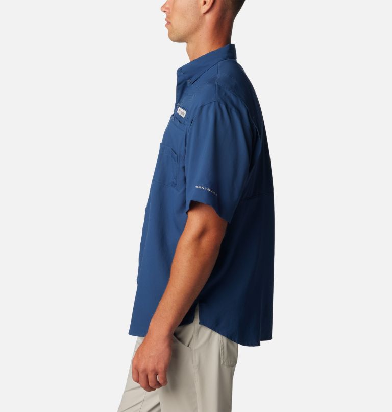 Men’s PFG Tamiami II Short Sleeve Shirt - Tall, Color: Carbon, image 3