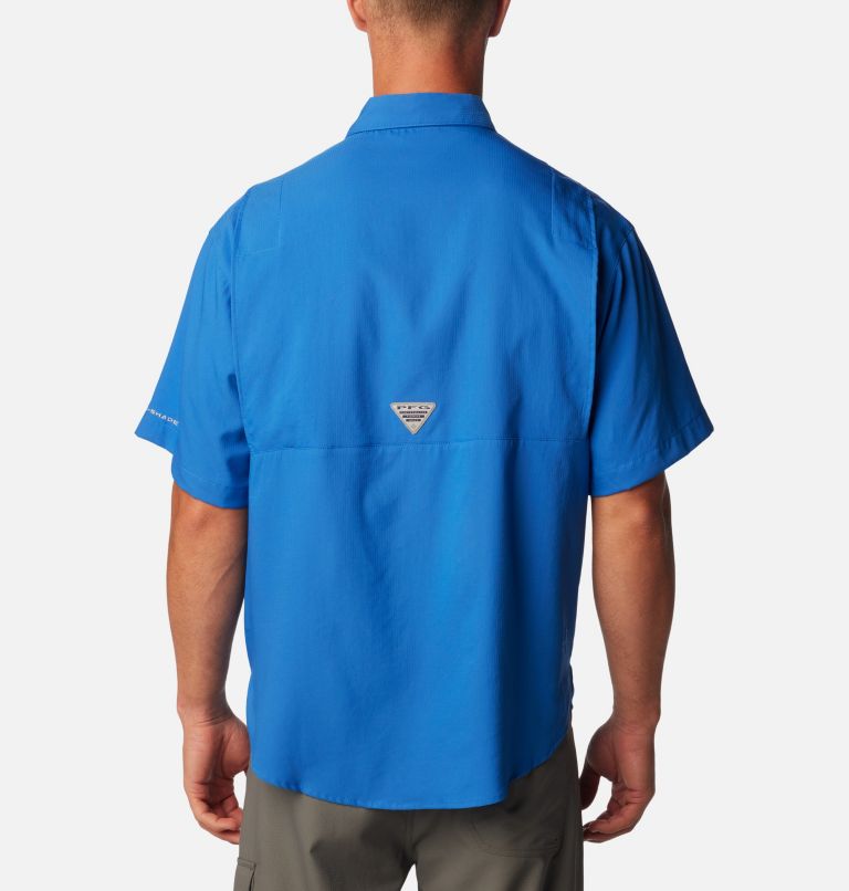 Thumbnail: Chemise à manches courtes PFG Tamiami II Homme - Grandes tailles, Color: Vivid Blue, image 2