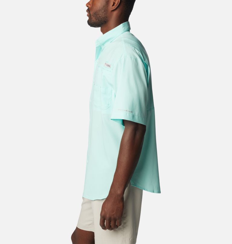 Men’s PFG Tamiami II Short Sleeve Shirt - Tall, Color: Gulf Stream, image 3