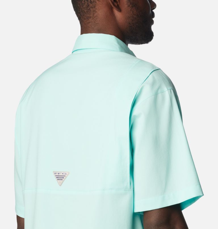 Men’s PFG Tamiami II Short Sleeve Shirt - Tall, Color: Gulf Stream, image 5