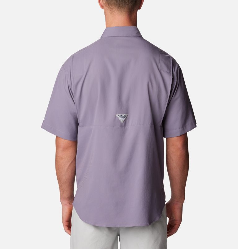 Men’s PFG Tamiami II Short Sleeve Shirt - Tall, Color: Granite Purple, image 2