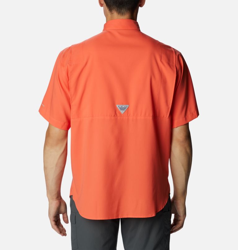 Thumbnail: Men’s PFG Tamiami II Short Sleeve Shirt - Tall, Color: Corange, image 2
