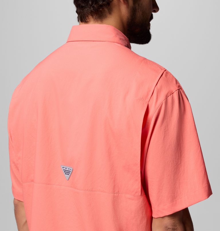 Men’s PFG Tamiami II Short Sleeve Shirt - Tall, Color: Melonade, image 6