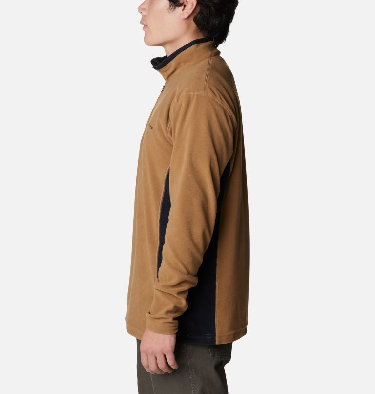 Men's Klamath Range II Half Zip Fleece Pullover, Color: Delta, Black, image 3