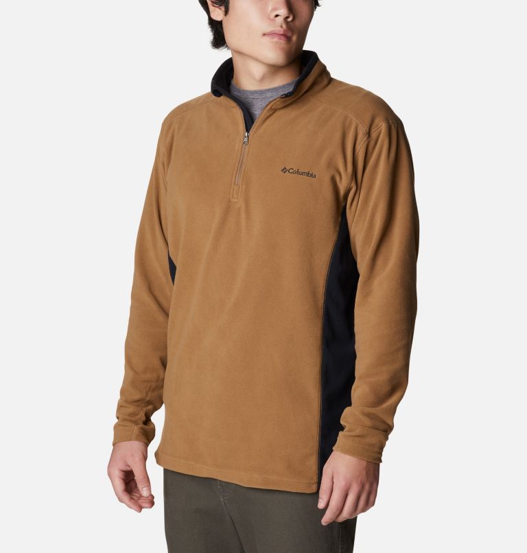 Men's Klamath Range II Half Zip Fleece Pullover, Color: Delta, Black, image 5