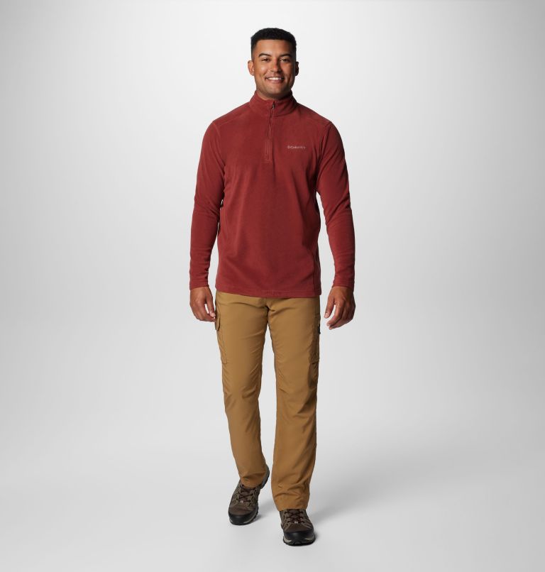 Men's Klamath Range II Half Zip Fleece Pullover, Color: Spice, image 3