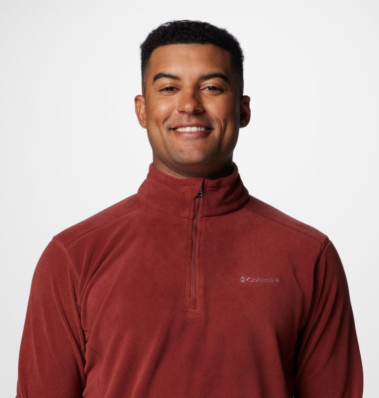 Men's Klamath Range II Half Zip Fleece Pullover, Color: Spice, image 5