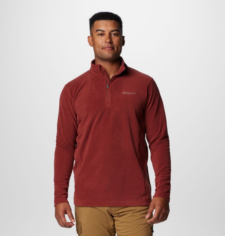 Men's Klamath Range II Half Zip Fleece Pullover, Color: Spice, image 1