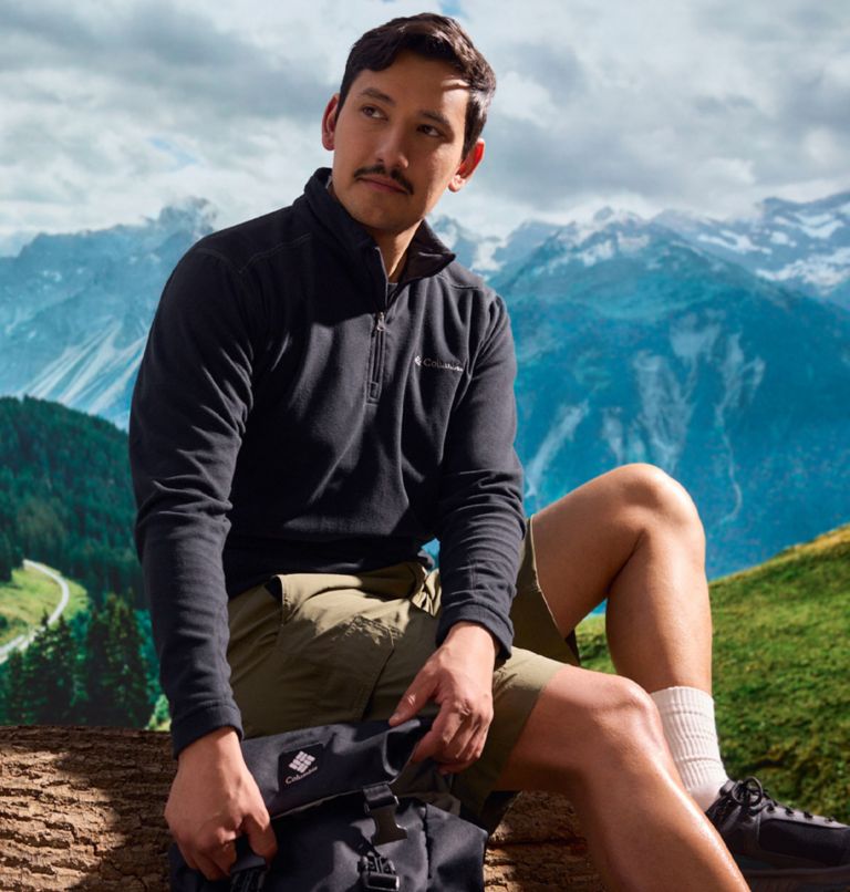 Klamath Range II Half Zip, Color: Black, image 7