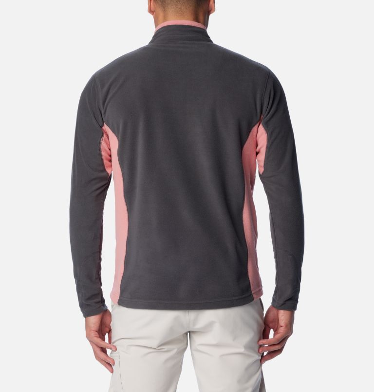 Men's Klamath Range II Half Zip, Color: Shark, Pink Agave, image 2