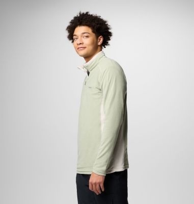 Men’s Klamath Range II ½ Zip, Color: Safari, Dark Stone, image 32