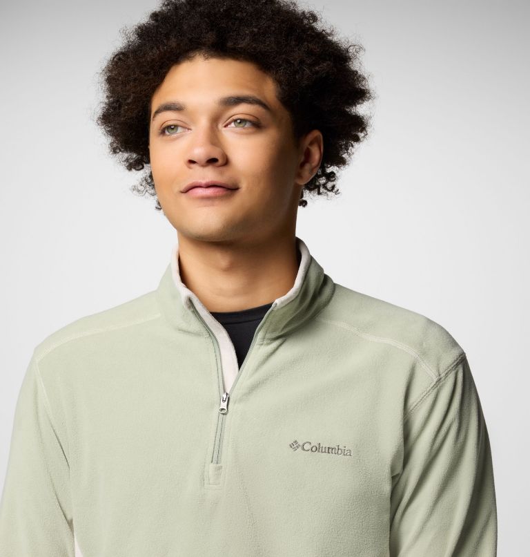 Men’s Klamath Range II ½ Zip, Color: Safari, Dark Stone, image 5