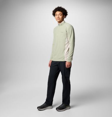 Men’s Klamath Range II ½ Zip, Color: Safari, Dark Stone, image 30