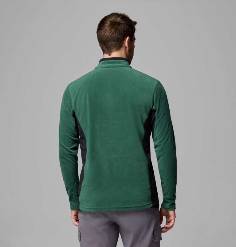 Polar con media cremallera Klamath Range II para hombre, Color: Rain Forest, Black, image 3