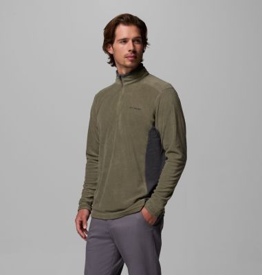 Men’s Klamath Range II ½ Zip, Color: Stone Green, Shark, image 55
