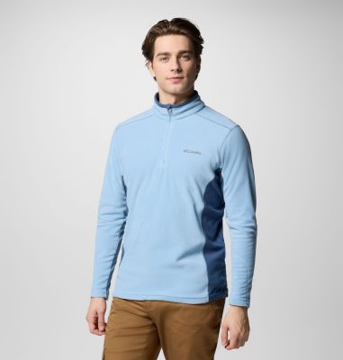 Men’s Klamath Range II ½ Zip, Color: Ripple Blue, Dark Mtn, image 24