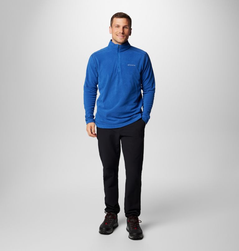 Men's Klamath Range II Half Zip, Color: Mountain Blue, image 3