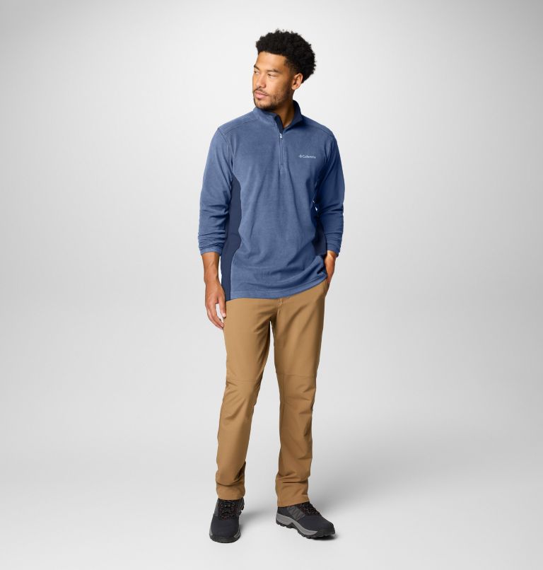 Men's Klamath Range II Half Zip, Color: Dark Mountain, Collegiate Navy, image 4