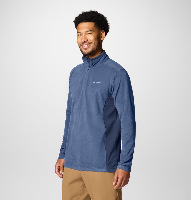 Men's Klamath Range II Half Zip, Color: Dark Mountain, Collegiate Navy, image 5