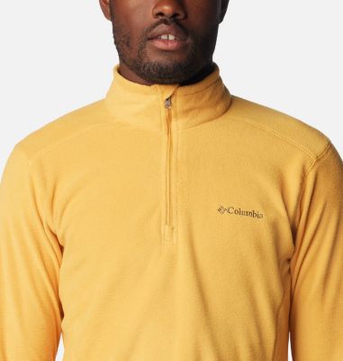 Maglione Uomo Columbia Mezza Zip, Leggero E Morbido, Nottetempo Melange, Taglia 3XL