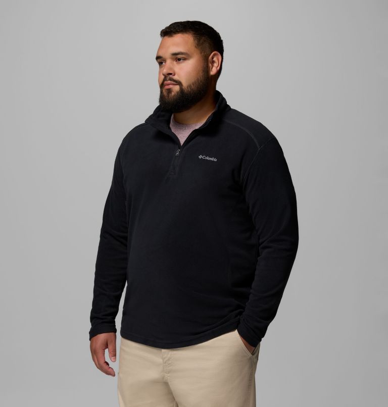 Men's Klamath Range II Half Zip Fleece Pullover - Big, Color: Black, image 4