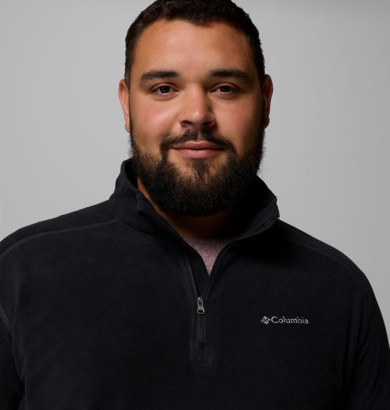Men's Klamath Range II Half Zip Fleece Pullover - Big, Color: Black, image 5