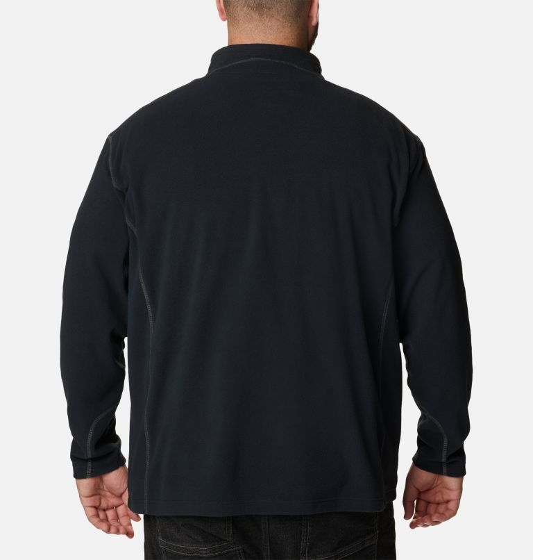Thumbnail: Men's Klamath Range II Half Zip Fleece Pullover - Big, Color: Black, image 2