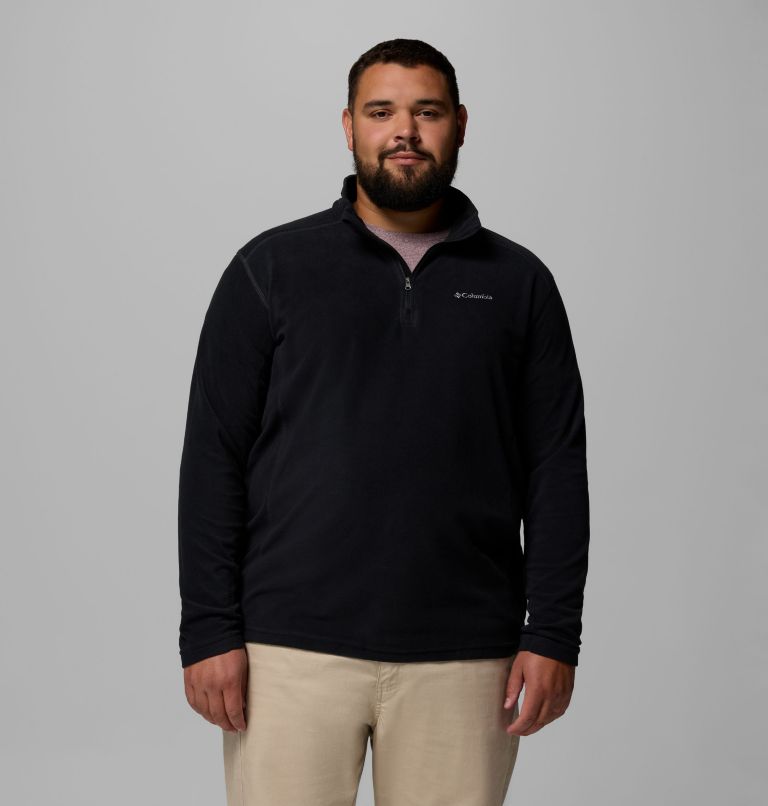 Men's Klamath Range II Half Zip Fleece Pullover - Big, Color: Black, image 1