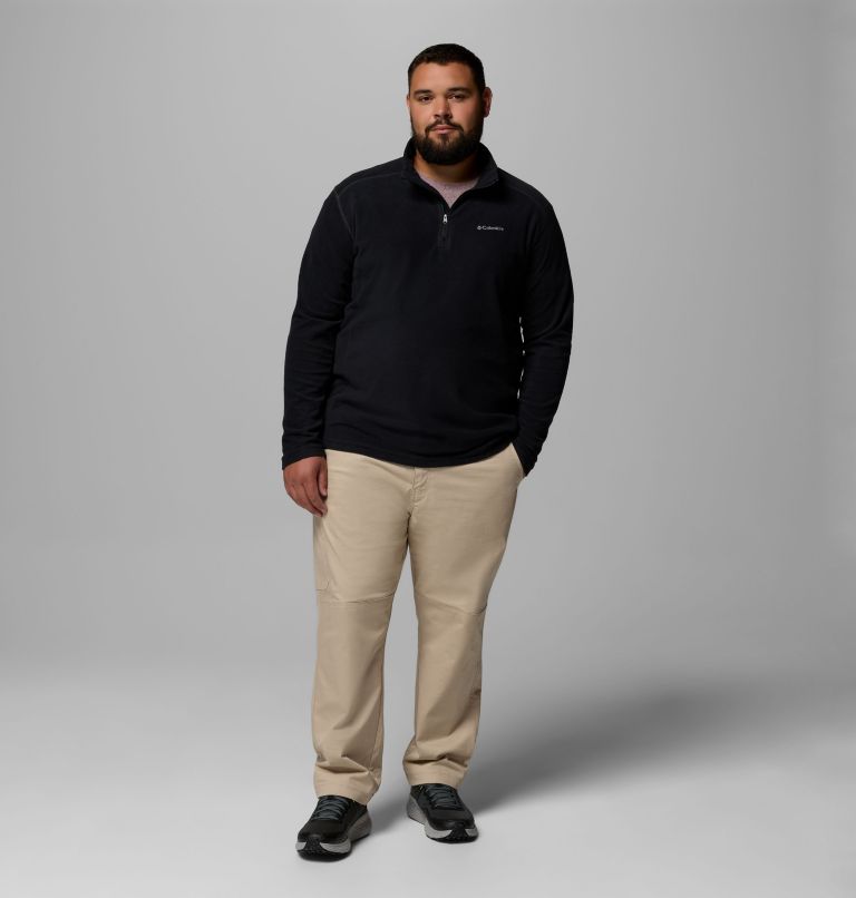 Men's Klamath Range II Half Zip Fleece Pullover - Big, Color: Black, image 2