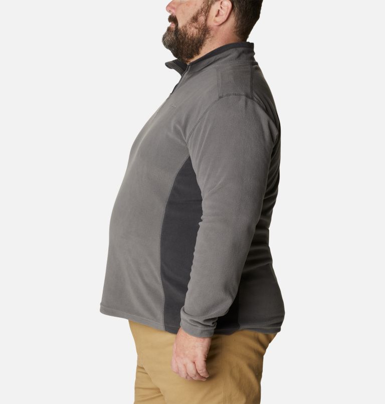 Men's Klamath Range II Half Zip Fleece Pullover - Big, Color: City Grey, Shark, image 3