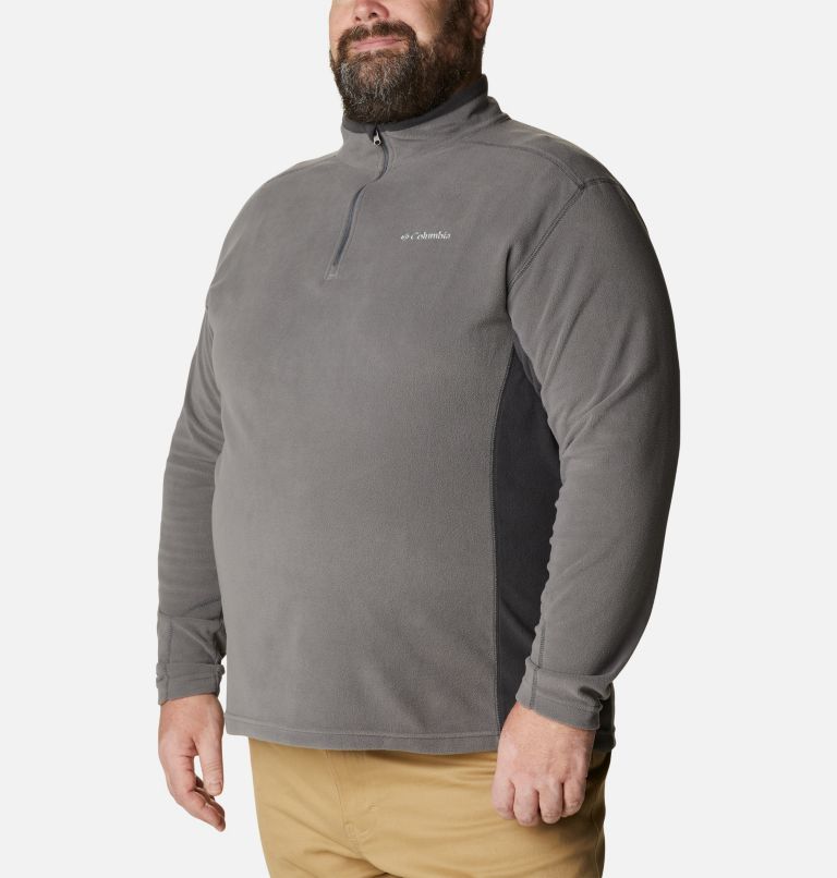 Men's Klamath Range II Half Zip Fleece Pullover - Big, Color: City Grey, Shark