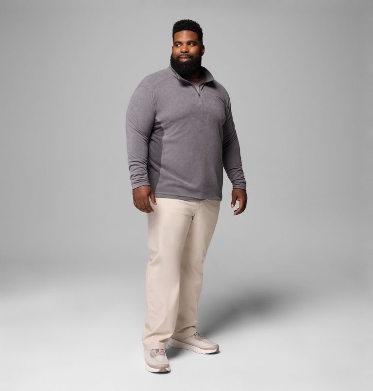 Men's Klamath Range II Half Zip Fleece Pullover - Big, Color: City Grey, Shark, image 2