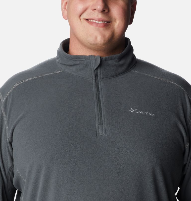 Men's Klamath Range II Half Zip Fleece Pullover - Big, Color: Grill, image 4