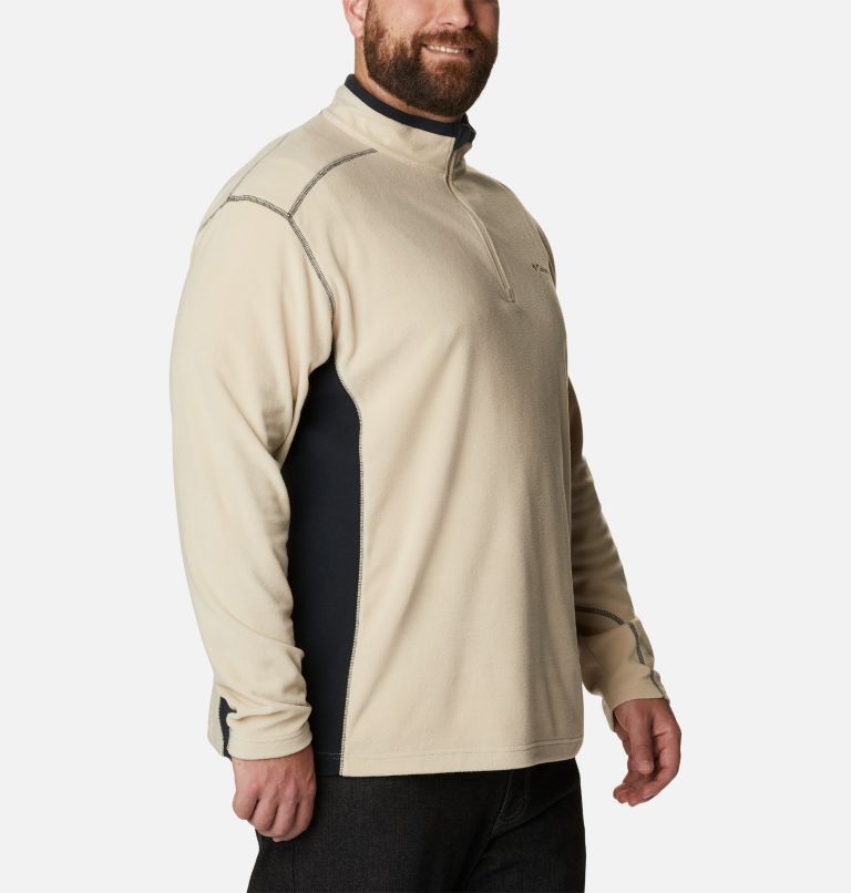 Men's Klamath Range II Half Zip Fleece Pullover - Big, Color: Ancient Fossil, Black, image 5