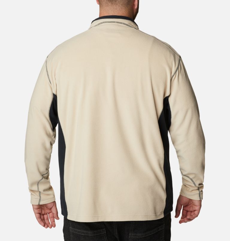 Men's Klamath Range II Half Zip Fleece Pullover - Big, Color: Ancient Fossil, Black, image 2
