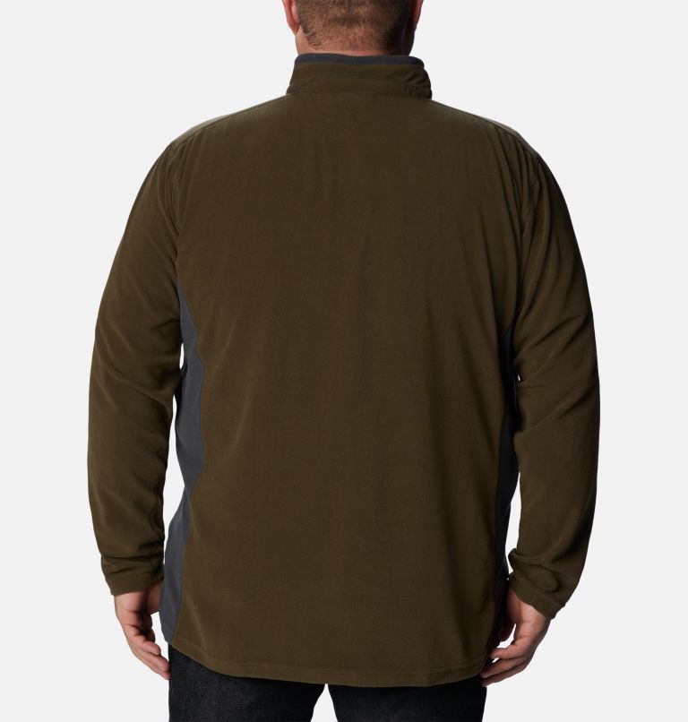 Men's Klamath Range II Half Zip Fleece Pullover - Big, Color: Olive Green, Shark, image 2
