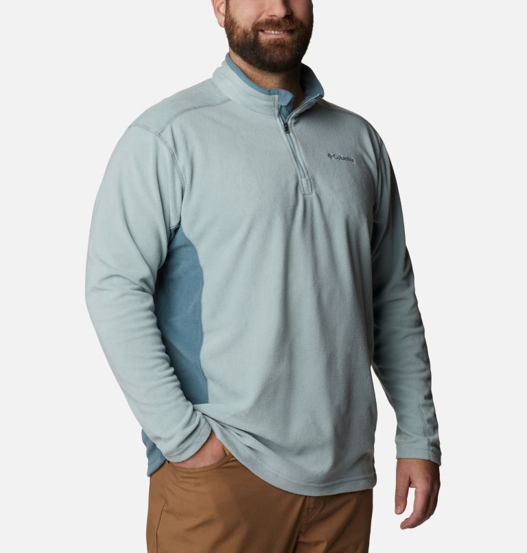 Men's Klamath Range II Half Zip Fleece Pullover - Big, Color: Niagara, Metal, image 5