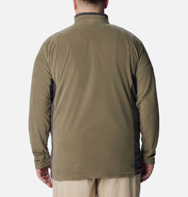 Thumbnail: Men's Klamath Range II Half Zip Fleece Pullover - Big, Color: Stone Green, Shark, image 2