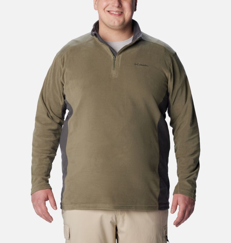 Men's Klamath Range II Half Zip Fleece Pullover - Big, Color: Stone Green, Shark, image 1