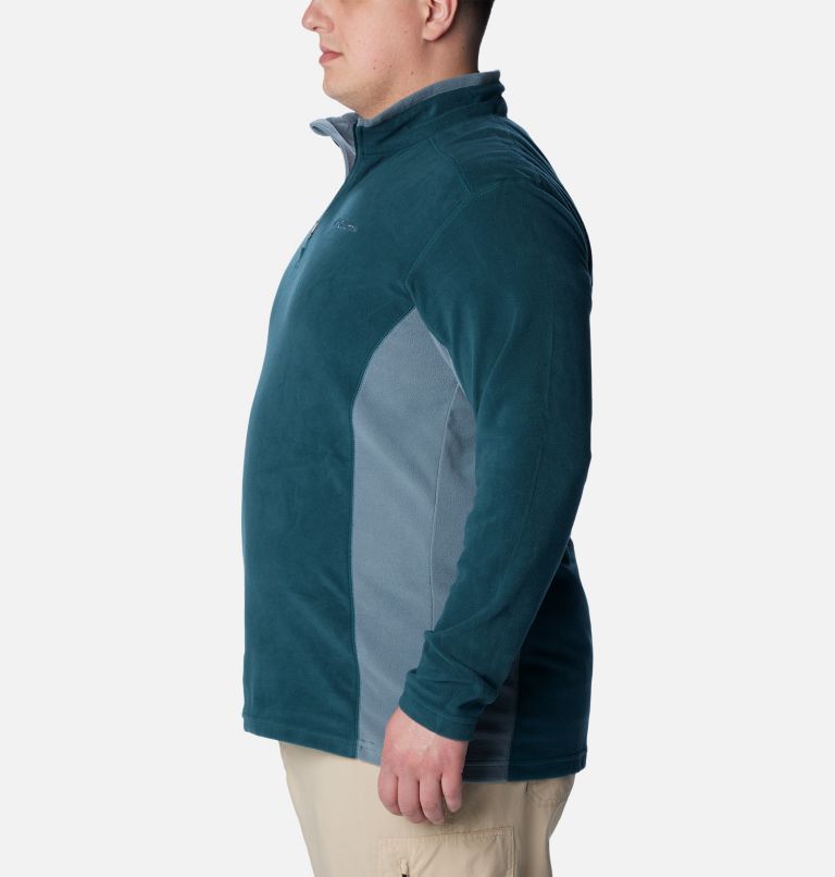 Men's Klamath Range II Half Zip Fleece - Extended Size, Color: Night Wave, Metal, image 3