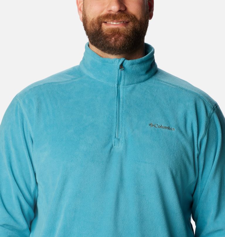 Thumbnail: Men's Klamath Range II Half Zip Fleece Pullover - Big, Color: Shasta, image 4