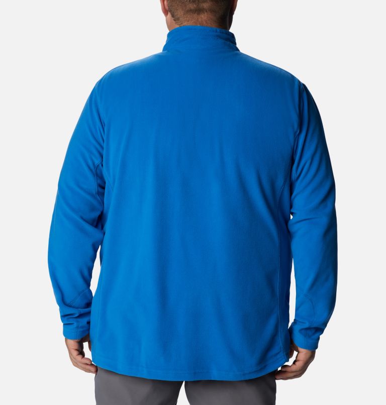 Thumbnail: Men's Klamath Range II Half Zip Fleece Pullover - Big, Color: Bright Indigo, image 2